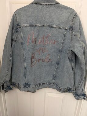 Denim Jacket Mother Of The Bride in Rose Gold